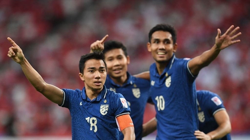 Chanathip (số 18) đang có 4 bàn thắng ở AFF Cup 2020 (Ảnh: Getty).