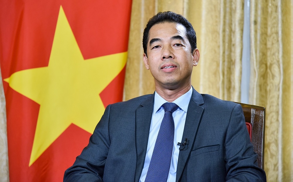 Thứ trưởng Ngoại giao Tô Anh Dũng (Ảnh : Nguyễn Hồng - Báo Thế giới và Việt Nam)
