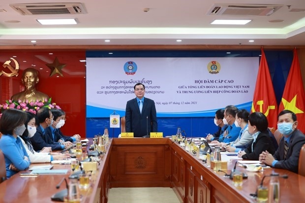 vietnam, laos forge trade union cooperation picture 1