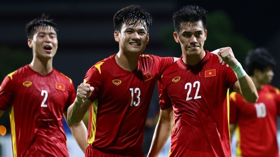 ĐT Việt Nam vào bán kết AFF Cup 2020 với ngôi nhì bảng B (Ảnh: Getty).
