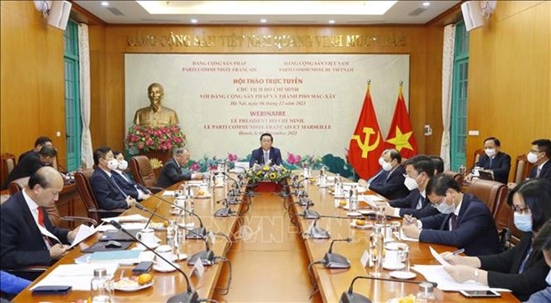 online seminar highlights president ho chi minh s role to french communist party picture 1 online seminar highlights president ho chi minh s role to french communist party picture 1