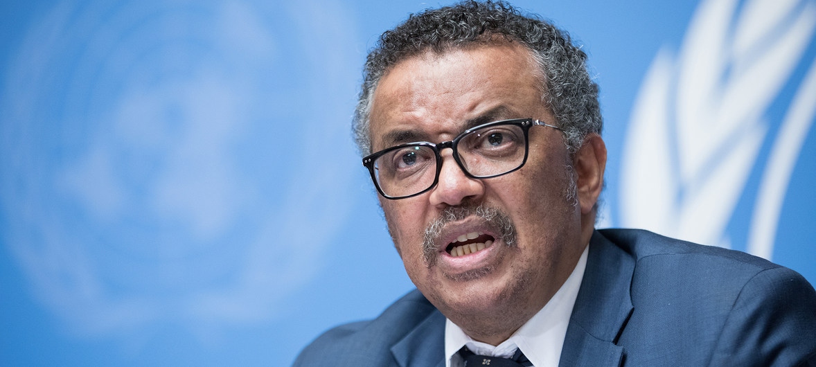 Tổng Giám đốc Tổ chức Y tế Thế giới (WHO) Tedros Ghebreyesus. Ảnh: UN.org