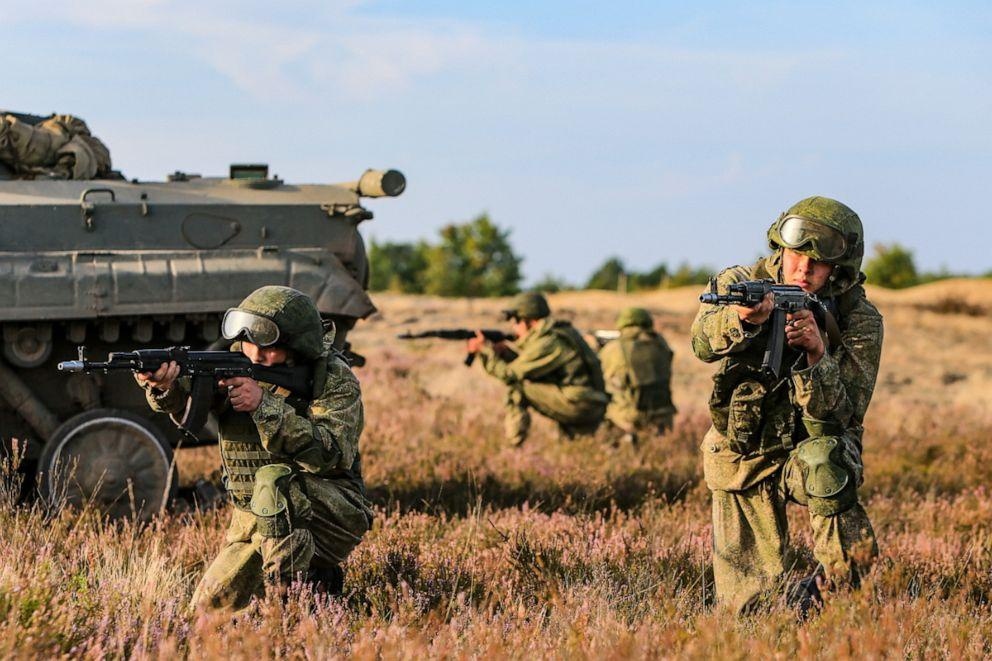Binh sĩ Nga trong cuộc tập trận Zapad vào tháng 9. Ảnh: Reuters