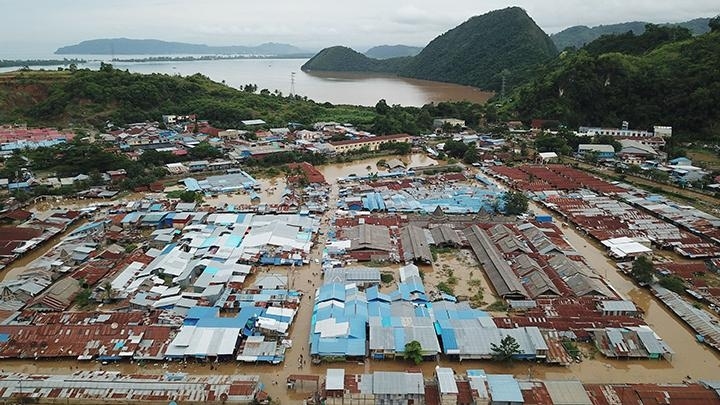 Lũ lụt, sạt lở đất ở Papua, Indonesia khiến 8 người thiệt mạng. (Nguồn : Antarafoto)