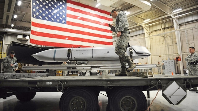 Một kho chứa đầu đạn hạt nhân chiến thuật của Không quân Mỹ. Ảnh: FLICKR.