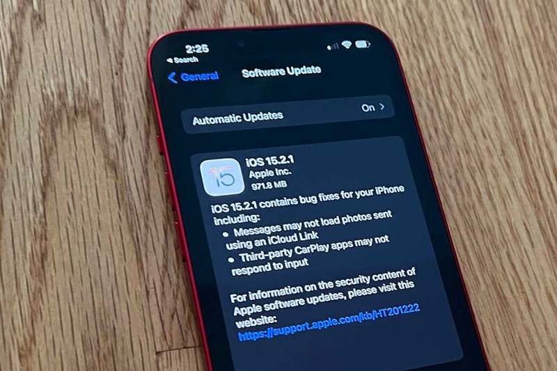 apple chinh thuc phat hanh ios 15.2.1 va ipados 15.2.1 hinh anh 1