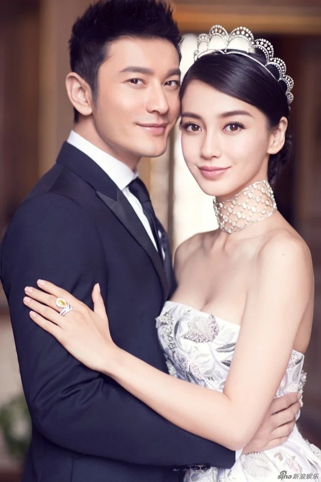 Huỳnh Hiểu Minh và Angelababy.