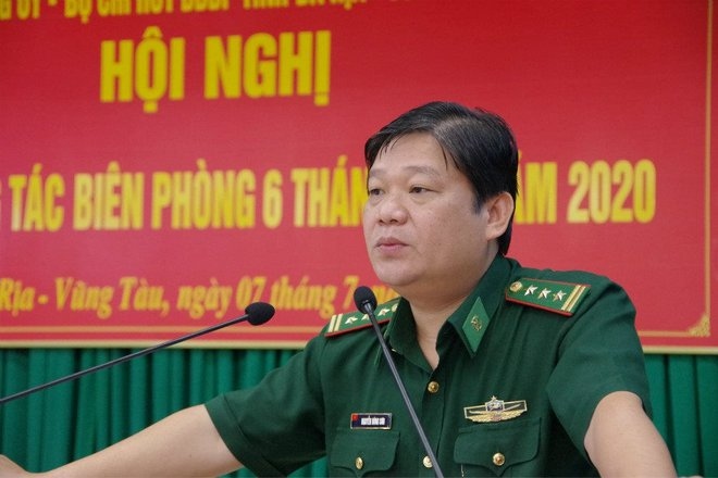 Thượng tá Nguyễn Hùng Sơn, Chỉ huy trưởng Bộ đội Biên phòng tỉnh Bà Rịa - Vũng Tàu. Ảnh: Báo TNMT.