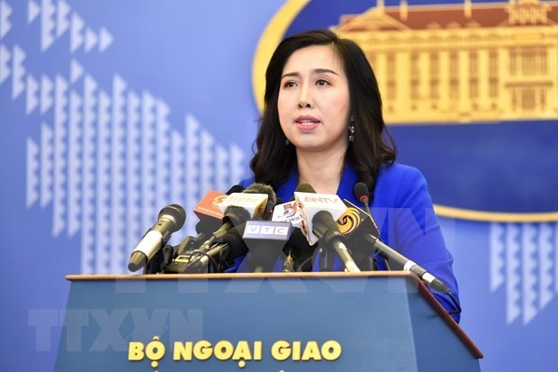 Spokesperson of the Ministry of Foreign Affairs Le Thi Thu Hang. (Photo: VNA)