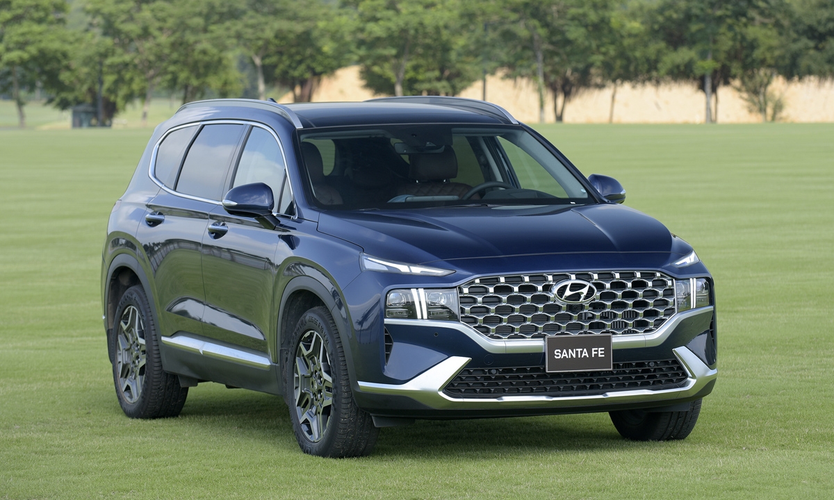 Hyundai Santa Fe chiến thắng Giải ô tô của năm 2021