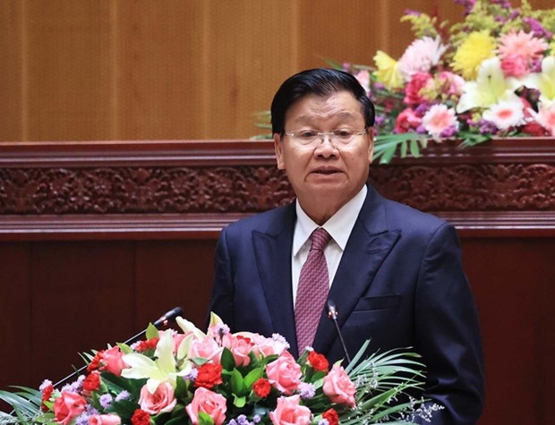 lao leaders extend new year greetings to vietnamese counterparts picture 1