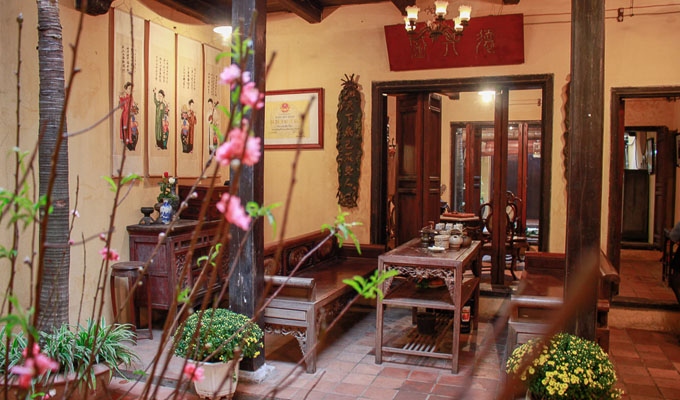 An old Tet space of a Hanoi family is fully recreated at Heritage House on No 87 Ma May street