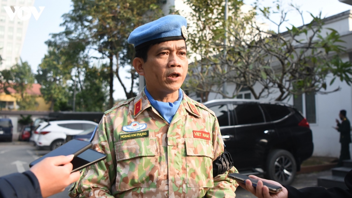Cục trưởng Cục Gìn giữ Hòa bình Việt Nam - Thiếu tướng Hoàng Kim Phụng. (Ảnh: Trọng Phú)