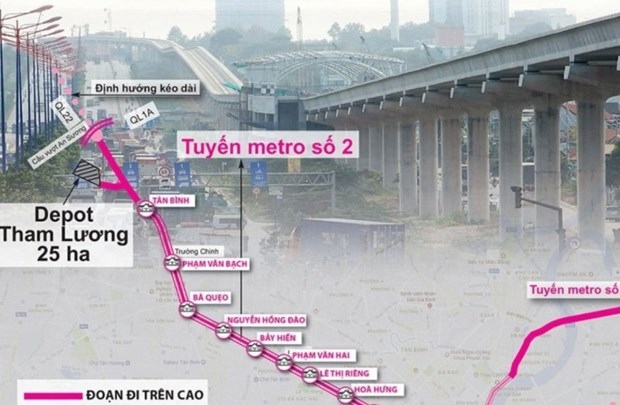 hcm city plans to start construction of metro line no. 2 this year picture 1