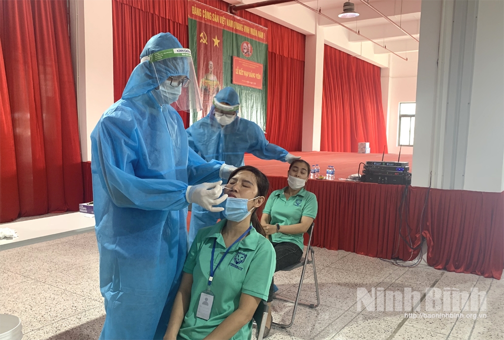 Ninh Bình ghi nhận hơn 100 ca mắc COVID-19 tại một công ty