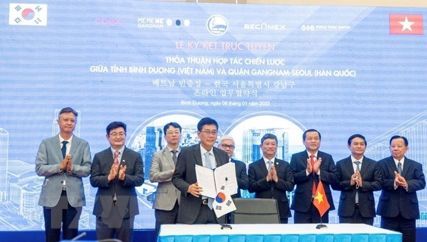binh duong, gangnam district sign strategic cooperation deal picture 1