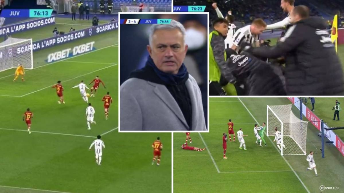 thua dau juventus, mourinho che cau thu as roma yeu duoi hinh anh 1