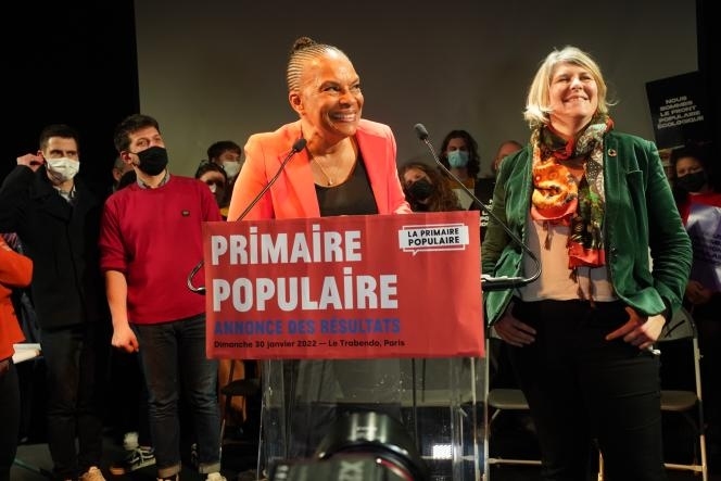 Ứng cử viên cánh tả, bà Christiane Taubira, cựu Bộ trưởng Tư pháp Pháp. (Ảnh: Le Monde)