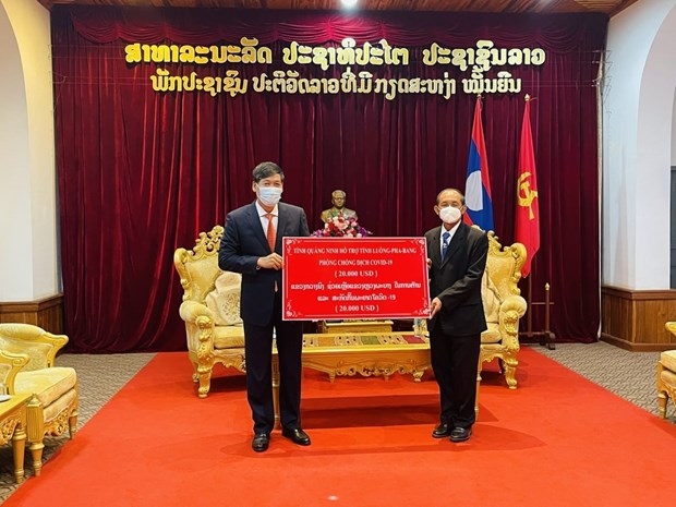 quang ninh assists lao province in covid-19 combat picture 1 quang ninh assists lao province in covid-19 combat picture 1