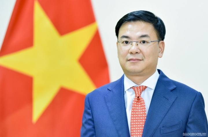 Thứ trưởng Bộ Ngoại giao Phạm Quang Hiệu. (Ảnh: Báo quốc tế)