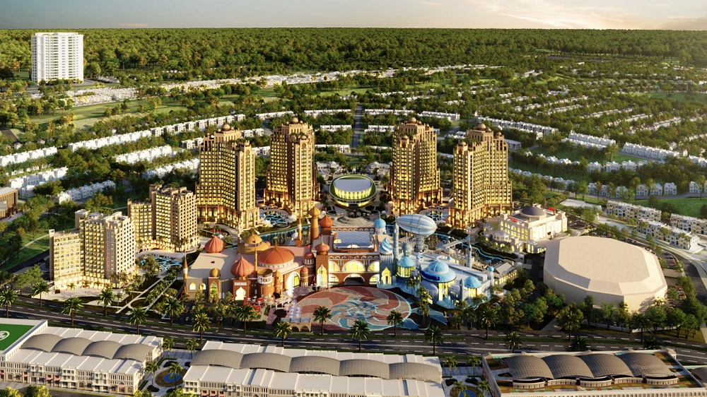 NovaWorld Center được kỳ vọng trở thành tâm điểm tương lai của du lịch MICE tại Phan Thiết. (Ảnh phối cảnh dự án)