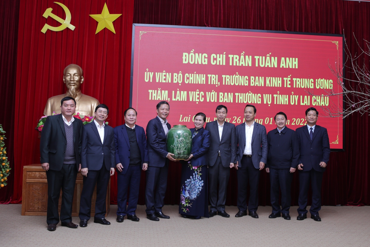 lanh dao Dang, nha nuoc chuc tet luc luong tuyen dau chong dich, tang qua ho ngheo hinh anh 8