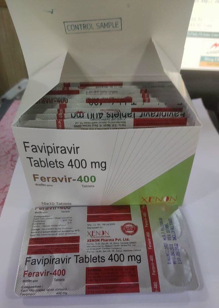 Thuốc kháng virus Favipiravir. (Ảnh: Bác sĩ cung cấp)