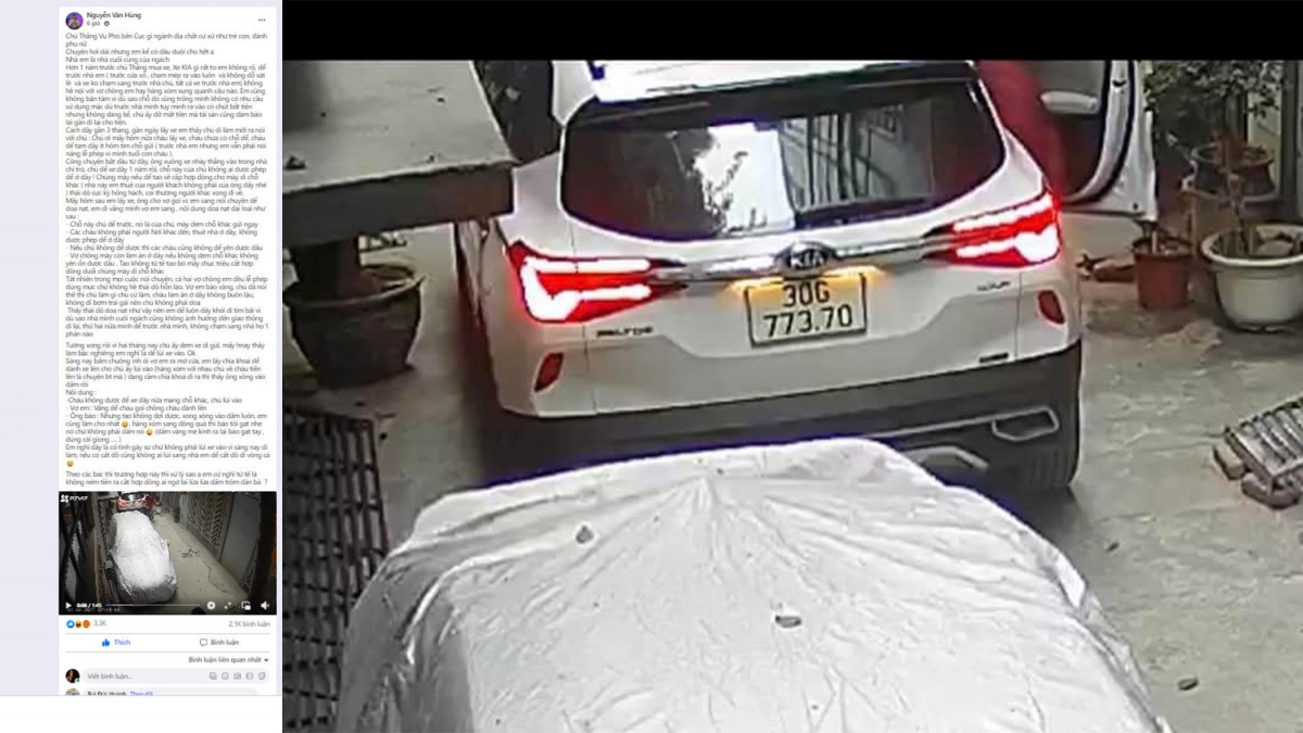 Trước khi xảy ra sự việc, hai bên đã tranh cãi chỗ đỗ xe.