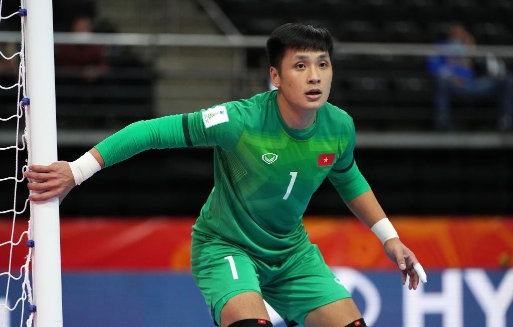 Hồ Văn Ý lọt top 10 thủ môn Futsal hay nhất thế giới năm 2021. (Ảnh: Getty). 