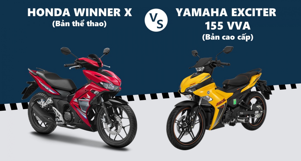 Hơn 50 triệu đồng, mua Honda Winner X hay Yamaha Exciter