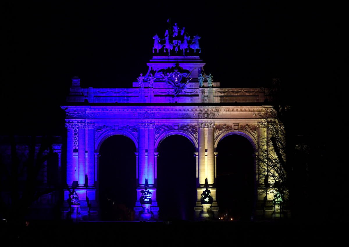 Công viên Cinquantenaire ở thủ đô Brussels, Bỉ. Ảnh: AFP/Getty Images.