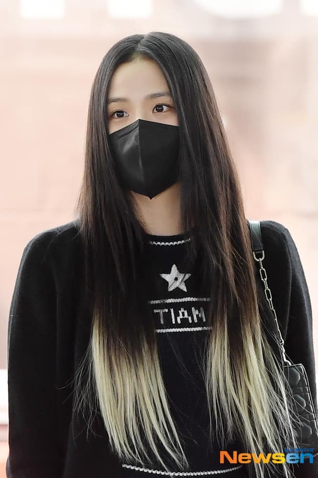 jisoo blackpink khac la voi toc ombre, sang phap du tuan le thoi trang paris hinh anh 5