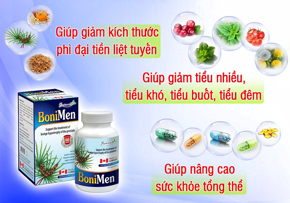 Thành phần của TPBVSK BoniMen