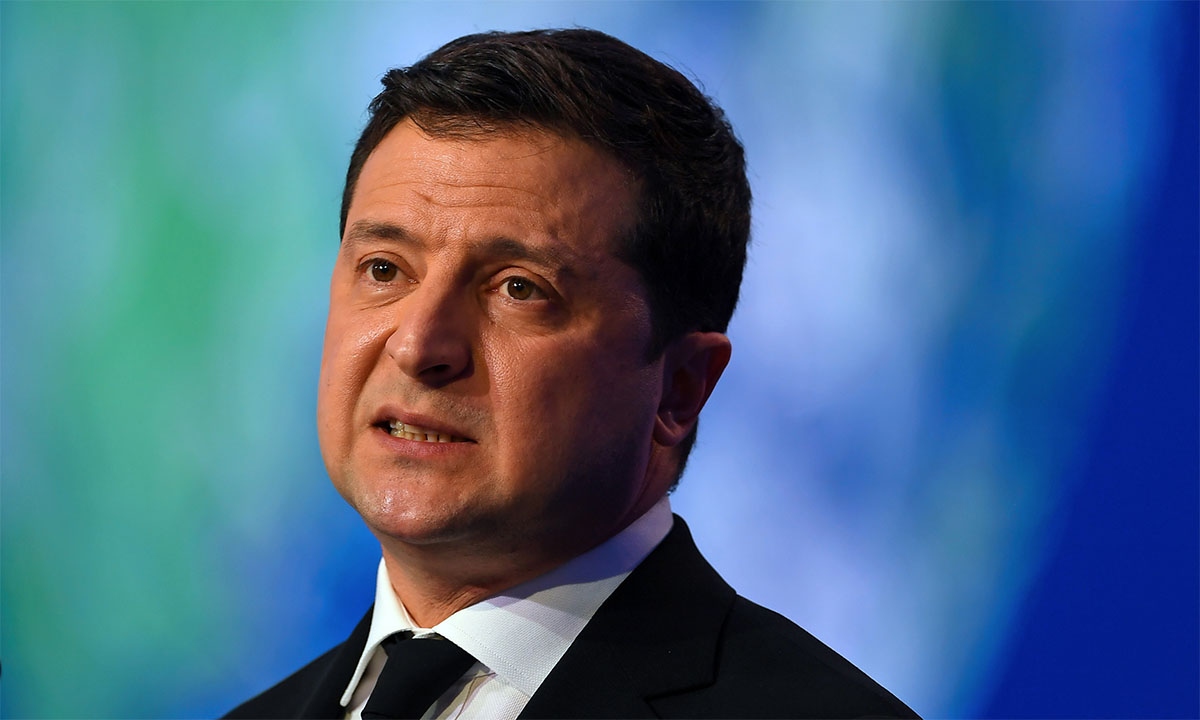 Tổng thống Ukraine Volodymyr Zelensky. Ảnh: Reuters.