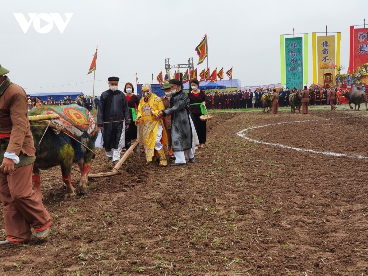 president phuc attends tich dien ploughing festival picture 3