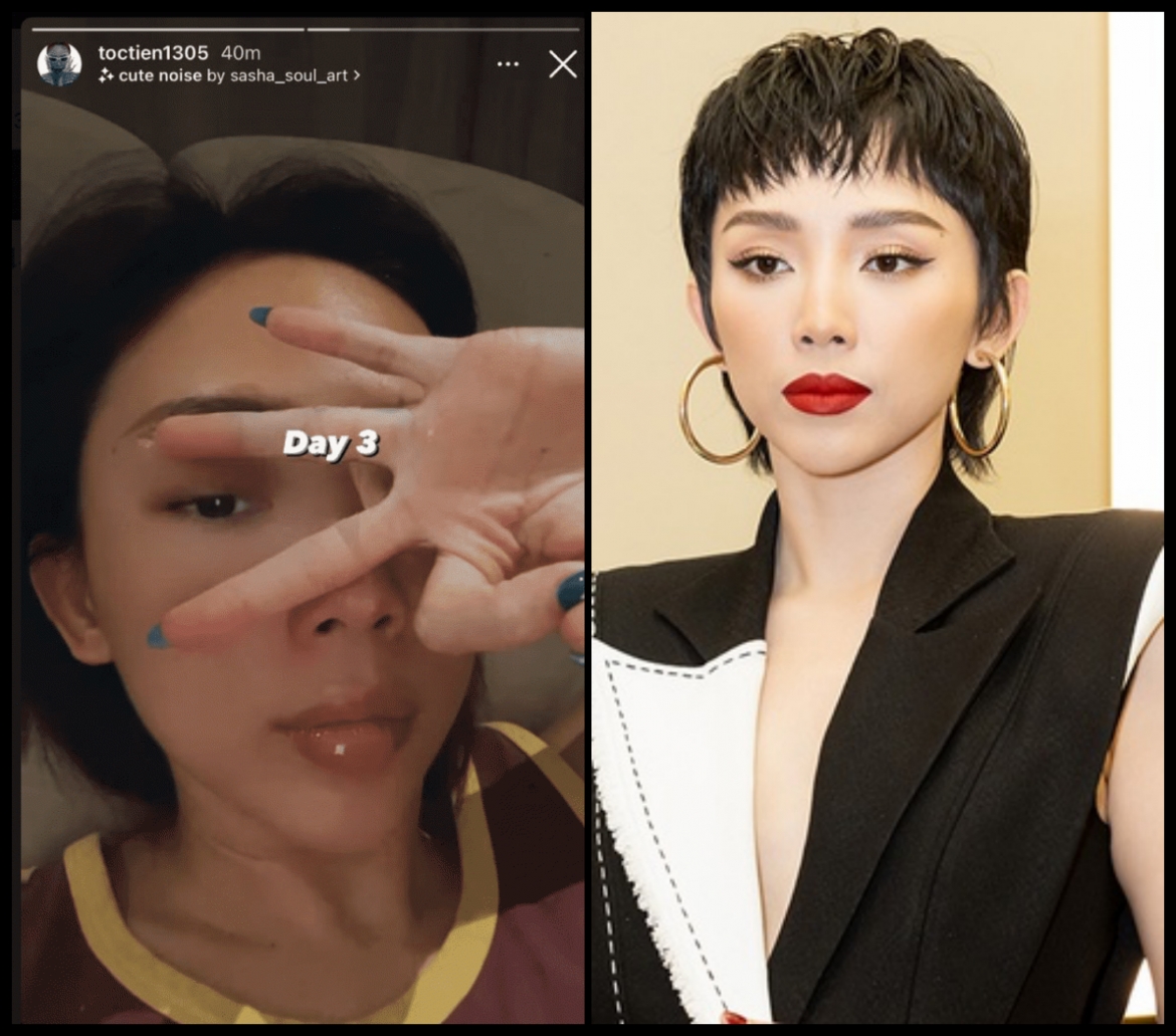 Chuyện showbiz: Tóc Tiên lộ gương mặt nhợt nhạt sau khi thông báo đang là F1, phải cách ly