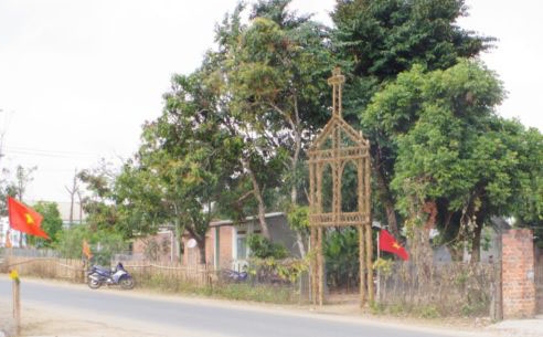 Nhà bà Y Mới, thôn Giang Lố 2, xã Sa Loong, huyện Ngọc Hồi nơi xảy ra án mạng. Ảnh: Công an tỉnh Kon Tum