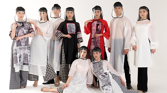 local designer launches ao dai collection to honour frontline forces picture 1
