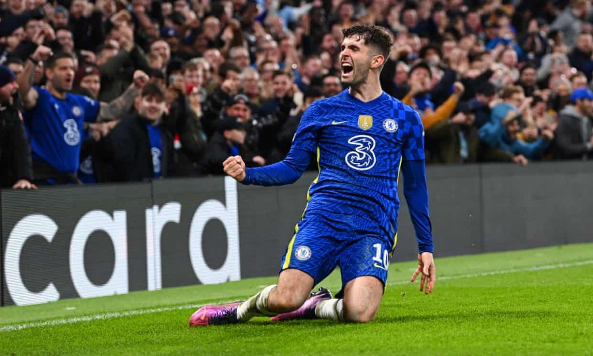Pulisic có bàn thắng đầu tiên ở Champions League mùa này. (Ảnh: Getty)