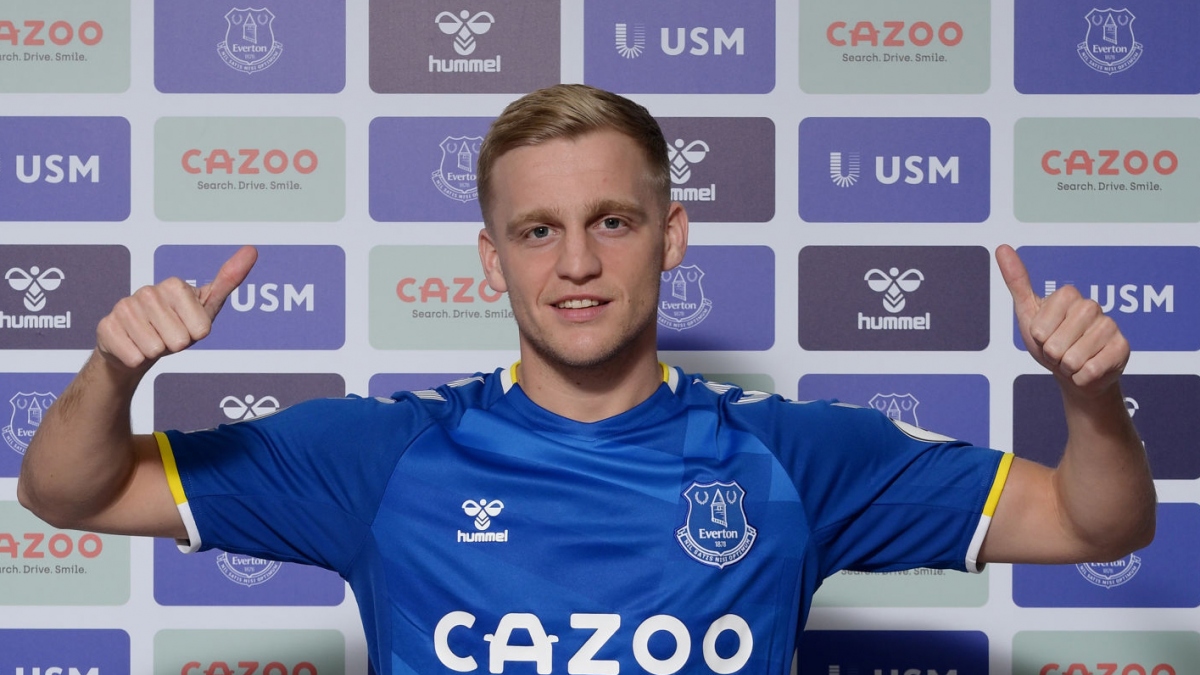 van de beek chInh thUc roi mu, dau quan cho everton hinh anh 1