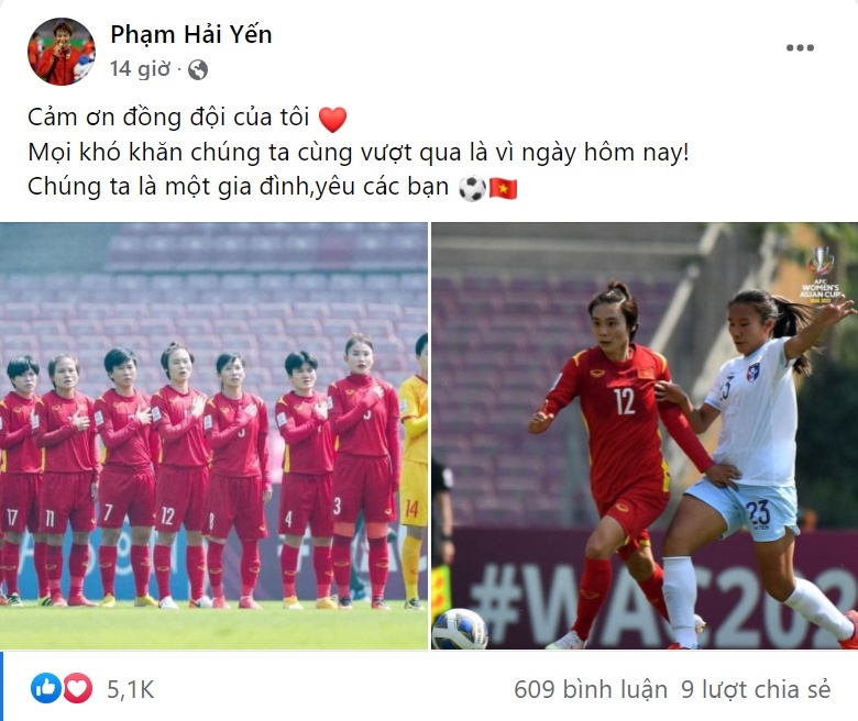 dan cau thu Dt nu viet nam bung no cam xuc khi giac mo world cup thanh su that hinh anh 6