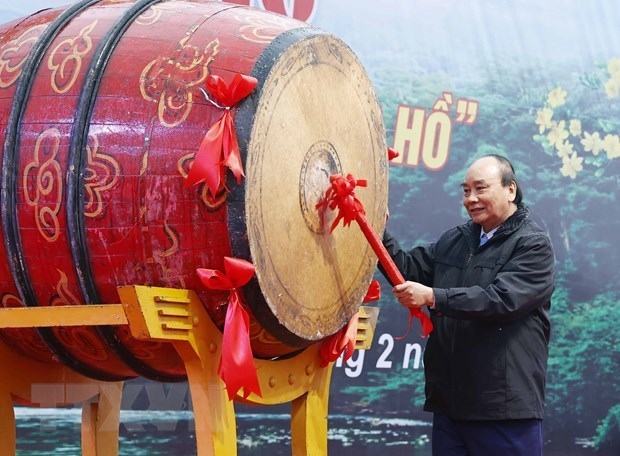 President Nguyen Xuan Phuc at the launch ceremony (Photo: VNA)