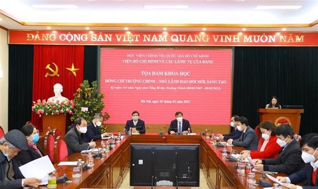 seminar spotlights revolutionary career of late party leader truong chinh picture 1