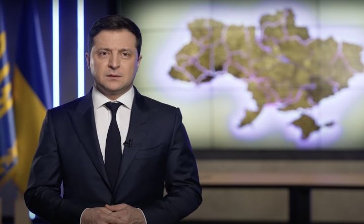 Tổng thống Ukraine Volodymyr Zelensky. (Ảnh: The Kyiv Independent)