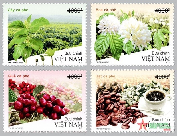 vietnam issues coffee aroma postage stamps picture 1
