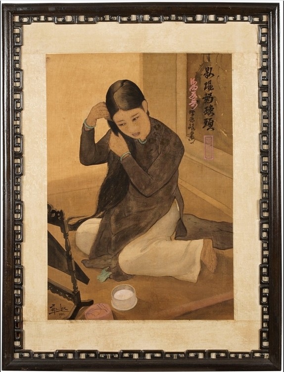 vietnamese silk painting fetches over eur330,000 at french auction picture 1 vietnamese silk painting fetches over eur330,000 at french auction picture 1