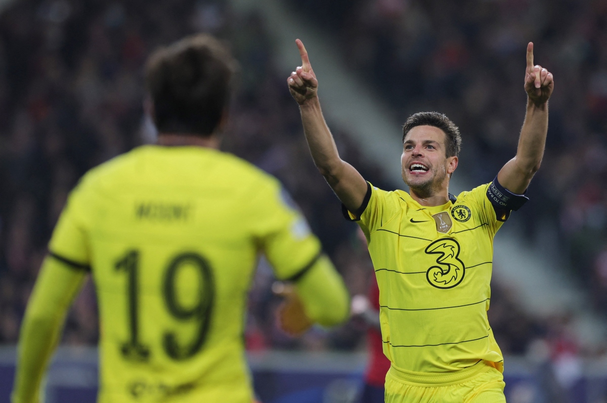 Chelsea tiến vào tứ kết Champions League với chiến thắng chung cuộc 4-1 sau hai lượt trận với Lille. (Ảnh: Reuters)