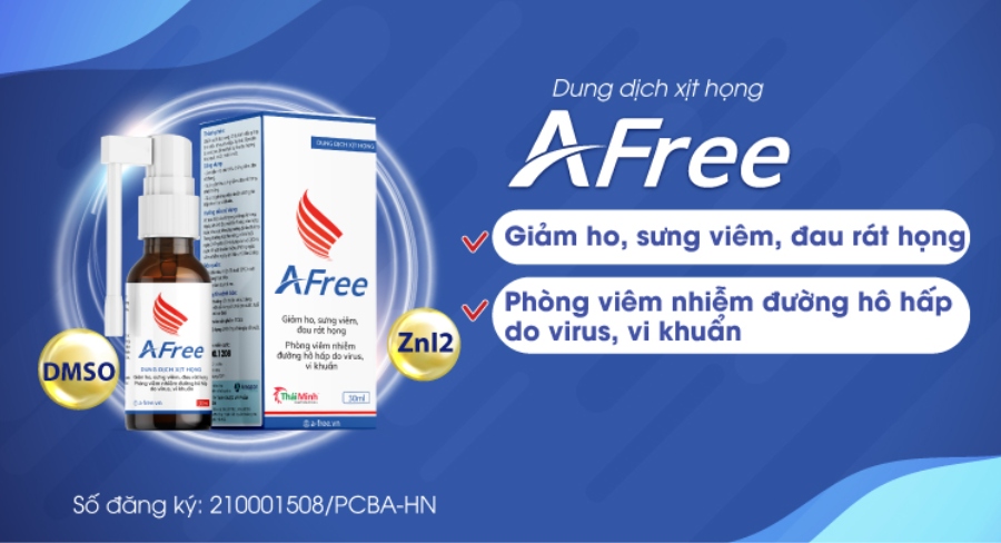 Mỹ chuyển nhượng công thức Xịt họng AFree giúp bất hoạt virus, giảm viêm mạnh