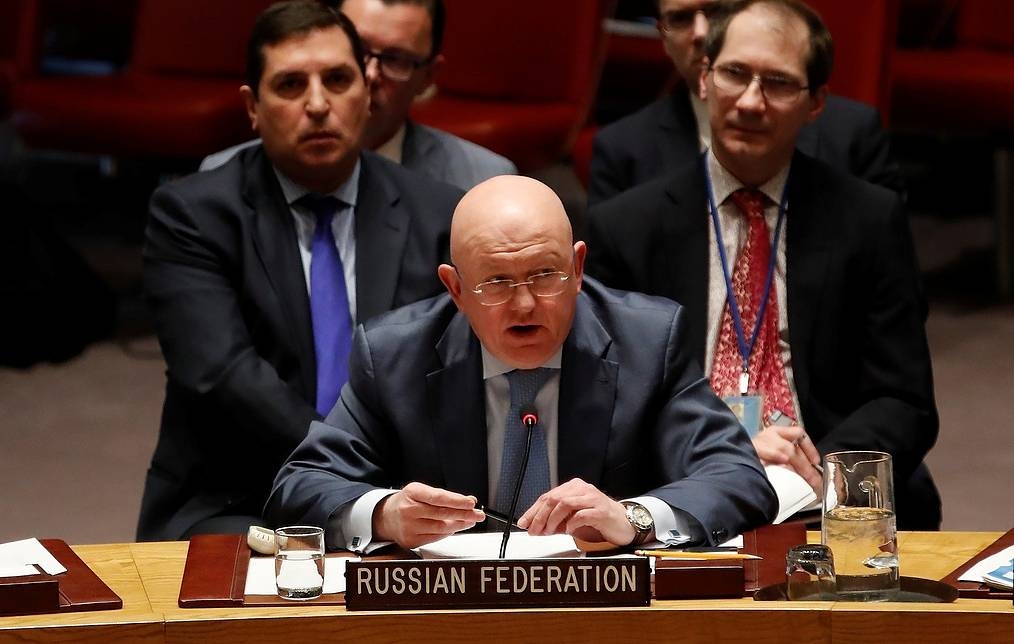 Đặc phái viên Nga tại Liên Hợp Quốc Vasily Nebenzya. Ảnh: Reuters