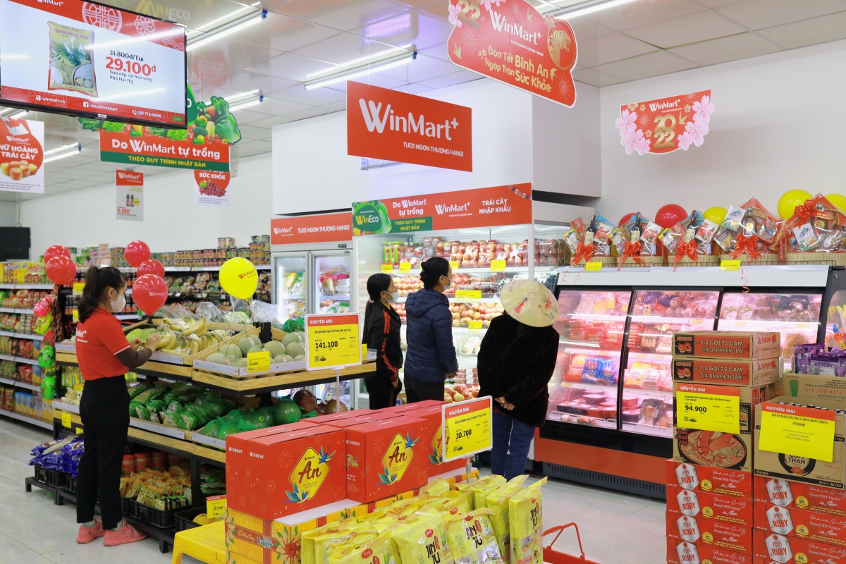 Tỷ lệ hàng Việt tại WinMart/WinMart+ luôn đạt trên 90%, trong đó doanh thu từ các mặt hàng nông sản chiếm trên 30%.